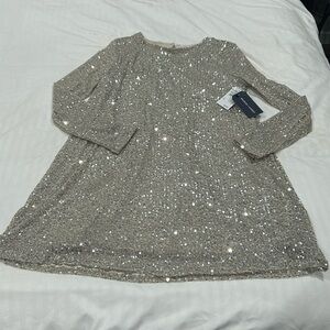 NWT Long Sleeve Sequin Minidress